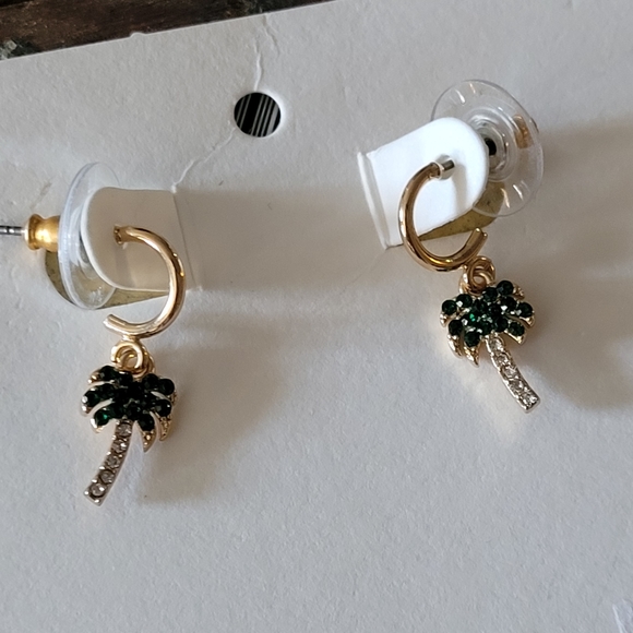 Palm Tree Earrings - Picture 4 of 4